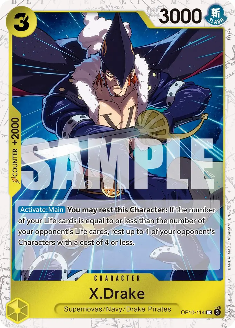 X.Drake (Pirate Foil) [Premium Booster -The Best- Vol. 2] 1
