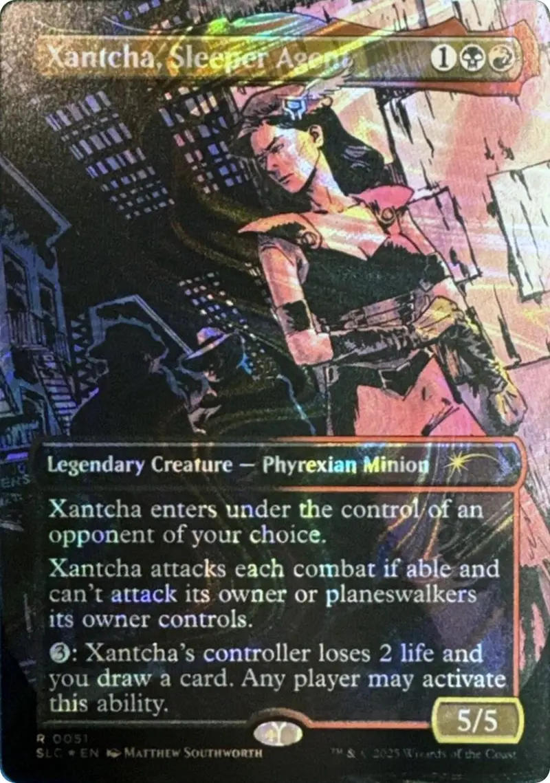 Xantcha, Sleeper Agent (Halo Foil) [Secret Lair Countdown Kit] 1