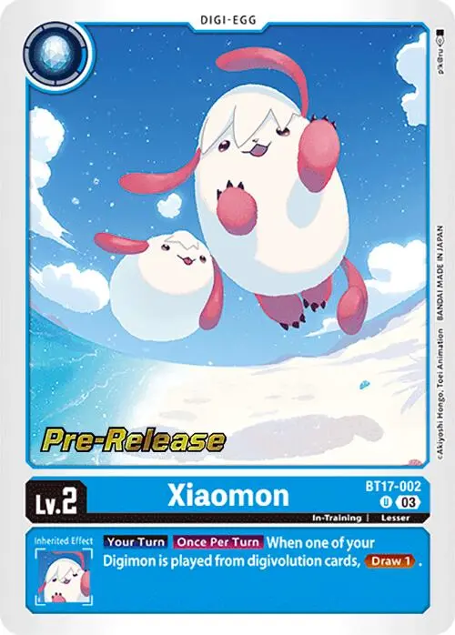 Xiaomon [Bt17-002] [Secret Crisis Pre-Release Cards] 1