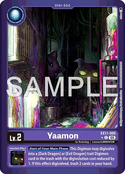 Yaamon [Ex11-005] (Limited Foil) [Dawn Of Liberator] 1