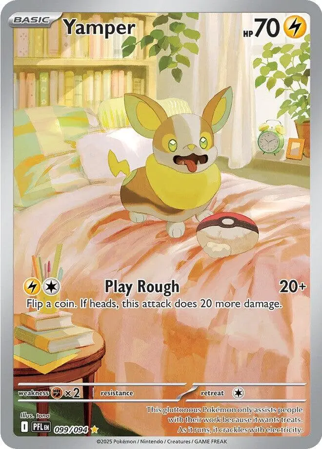 Yamper (099/094) [Mega Evolution: Phantasmal Flames] 1