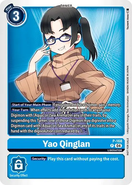 Yao Qinglan [P-168] (Store Tournament 2025 Vo.1 Participation Pack) [Promotional Cards] 1