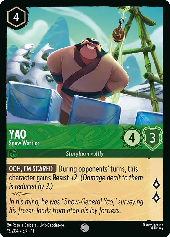 Yao - Snow Warrior (73/204) [Winterspell] 1