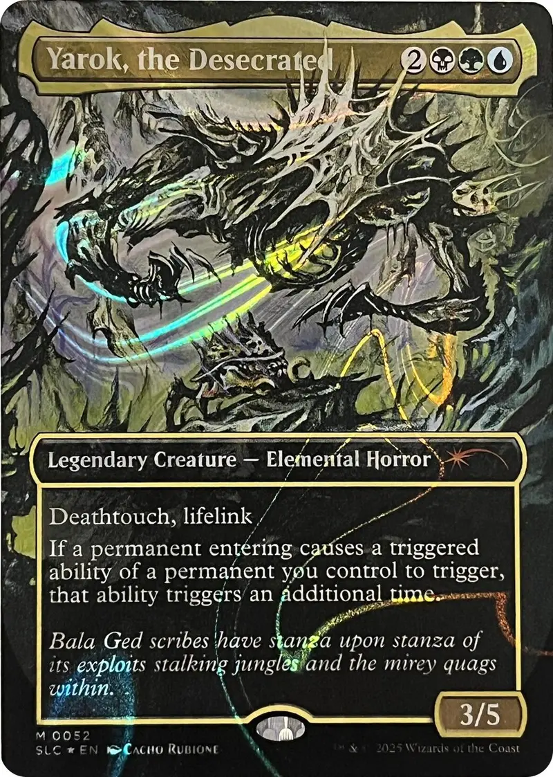 Yarok, The Desecrated (Halo Foil) [Secret Lair Countdown Kit] 1