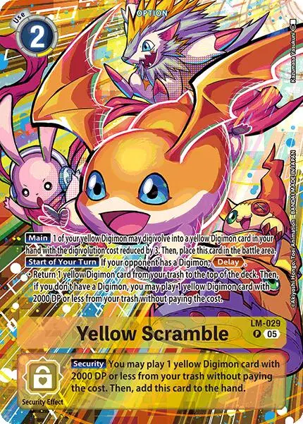 Yellow Scramble [Lm-029] (Alternate Art) [Starter Deck: Hero Of Hope] 1