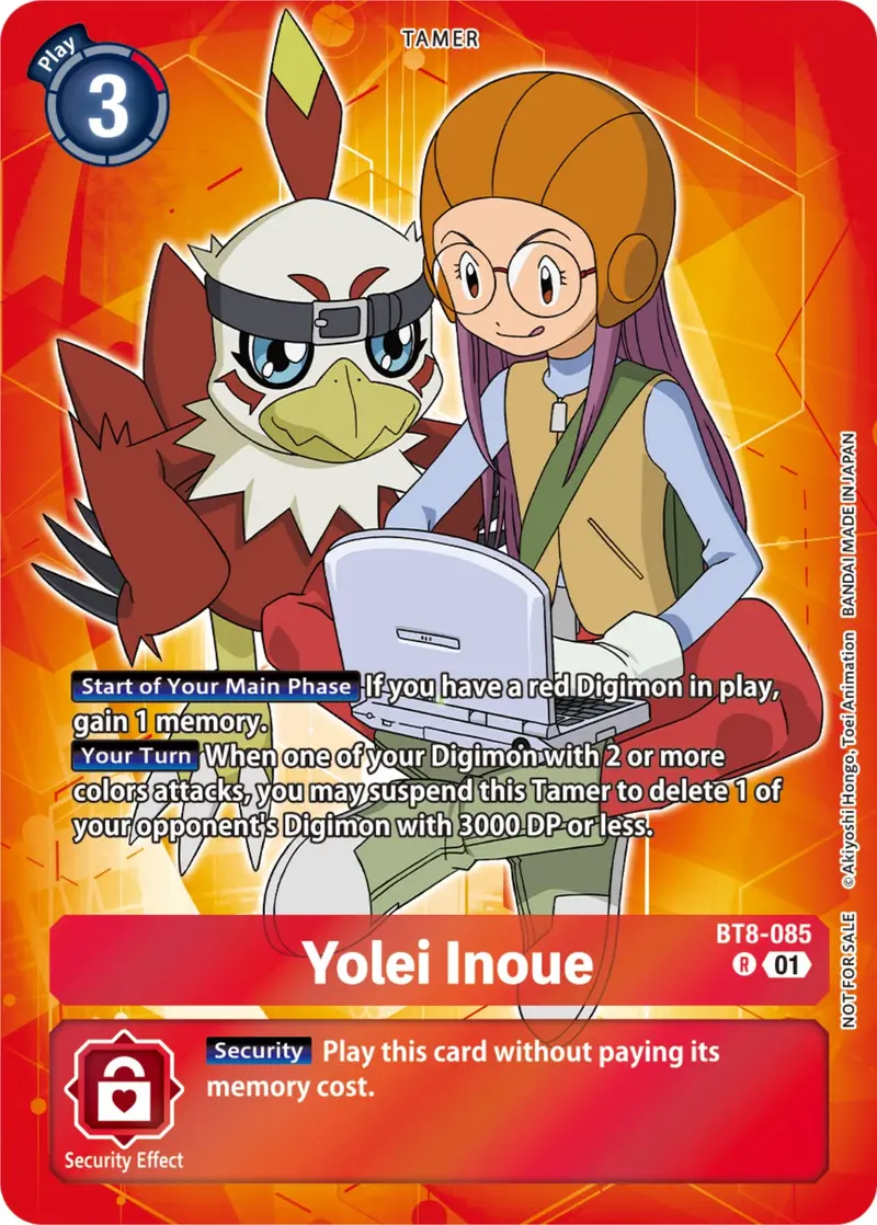 Yolei Inoue [Bt8-085] (Tamer Party Pack -The Beginning-) [New Awakening] 1