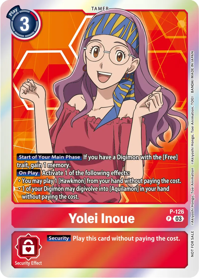 Yolei Inoue [P-126] (Tamer Party Pack -The Beginning- Ver. 2.0) [Promotional Cards] 1