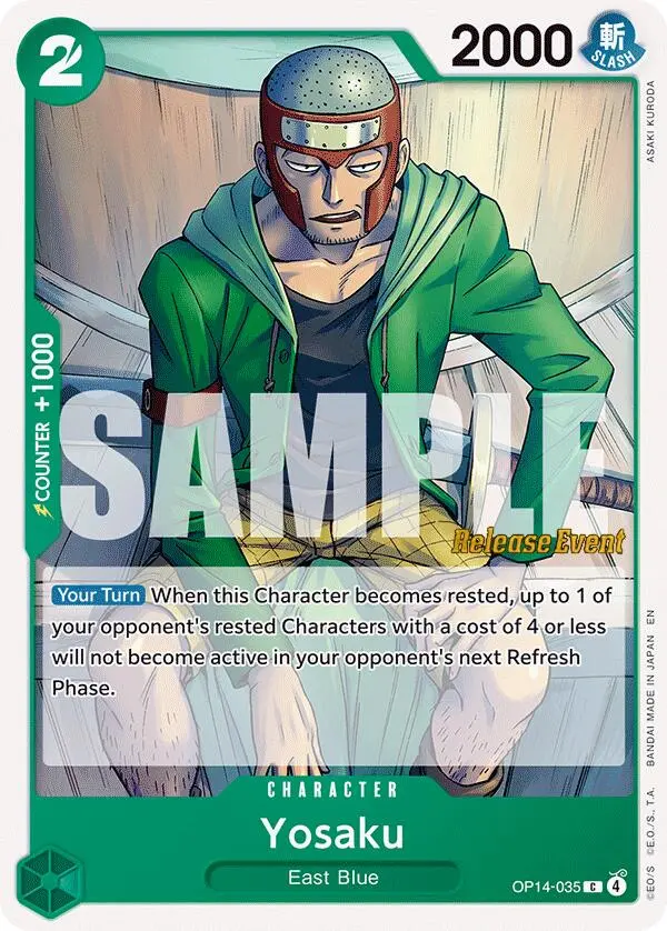 Yosaku [The Azure Sea's Seven Release Event Cards] 1