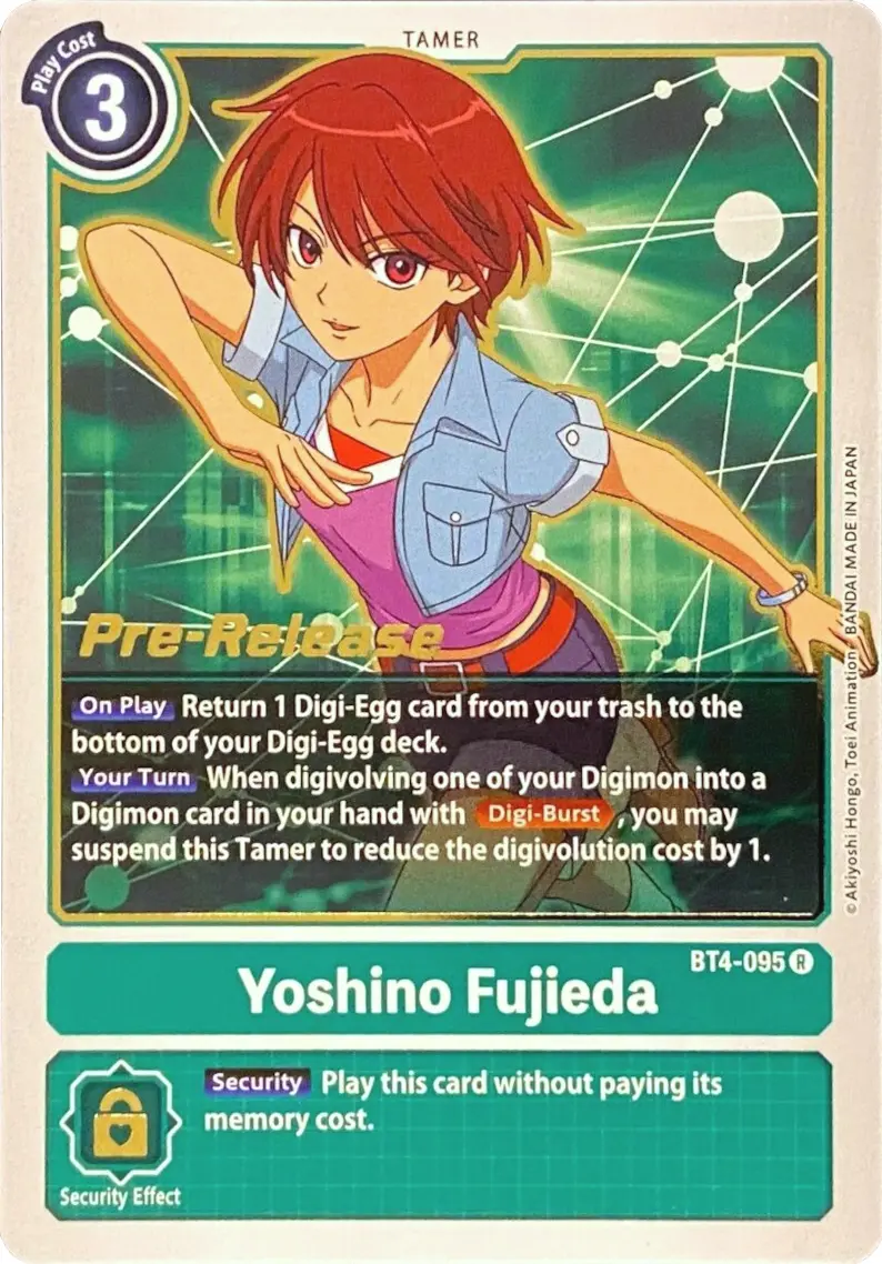 Yoshino Fujieda [Bt4-095] [Great Legend Pre-Release Promos] 1
