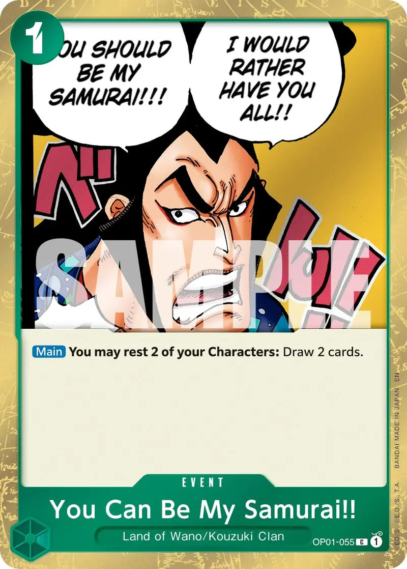 You Can Be My Samurai!! (Pirate Foil) [Premium Booster -The Best- Vol. 2] 1