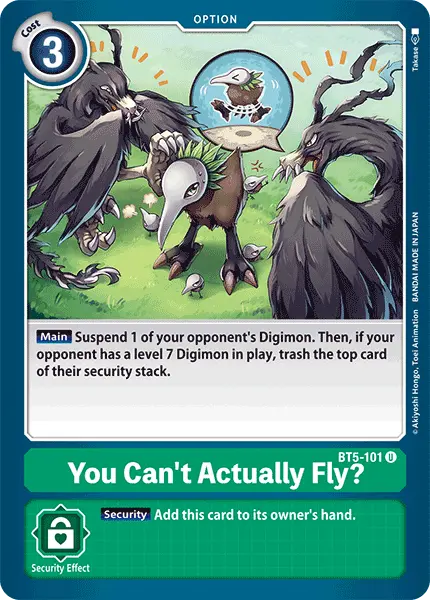 You Can't Actually Fly? [Bt5-101] [Battle Of Omni] 1