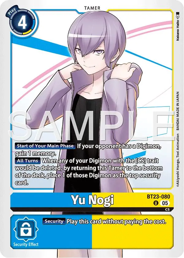 Yu Nogi [Bt23-080] [Hackers' Slumber] 1