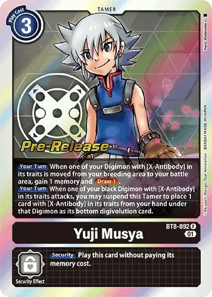 Yuji Musya [Bt8-092] [New Awakening Pre-Release Cards] 1