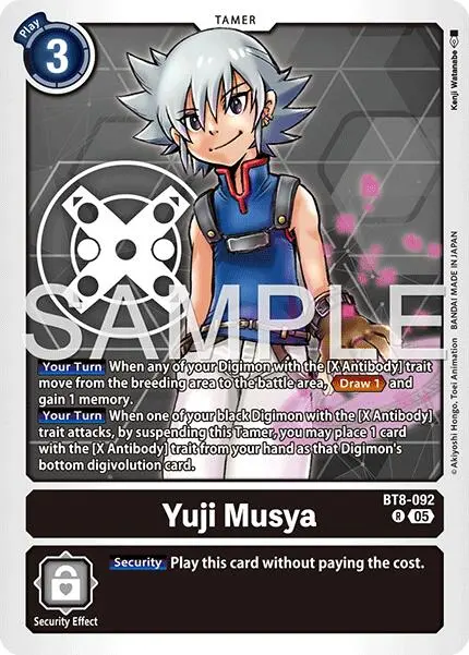 Yuji Musya [Bt8-092] (Reprint) [Advanced Booster Digimon Generation] 1