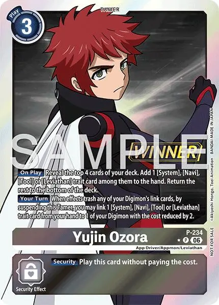 Yujin Ozora [P-234] (Store Tournament 2026 Vol. 2 Winner Pack) [Promotional Cards] 1