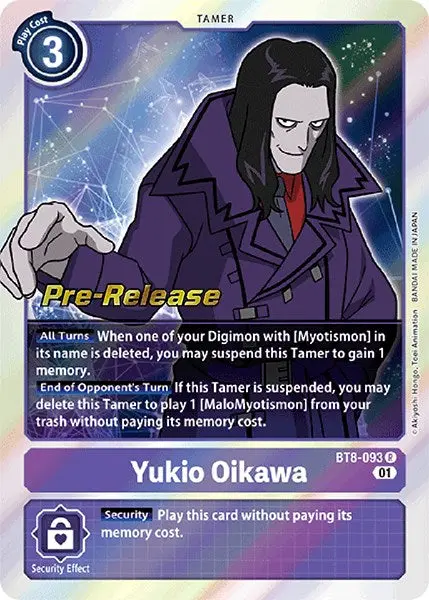 Yukio Oikawa [Bt8-093] [New Awakening Pre-Release Cards] 1