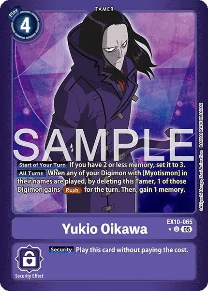 Yukio Oikawa [Ex10-065] (Limited Foil) [Sinister Order] 1