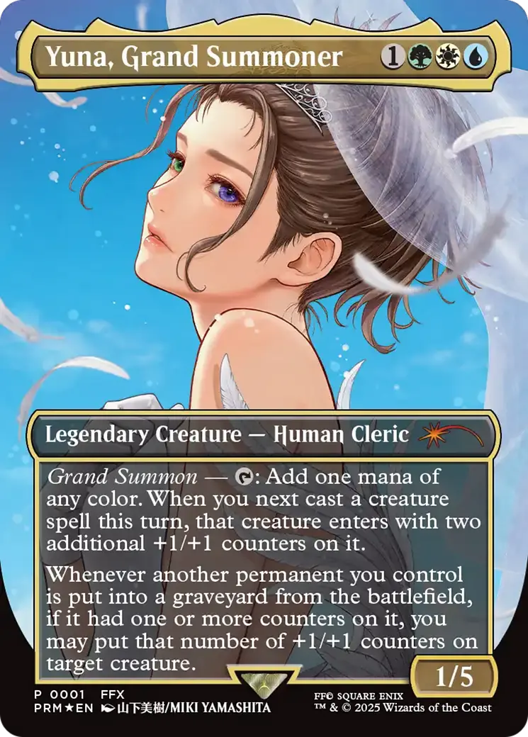 Yuna, Grand Summoner (Borderless) [Wizards Play Network 2025] 1