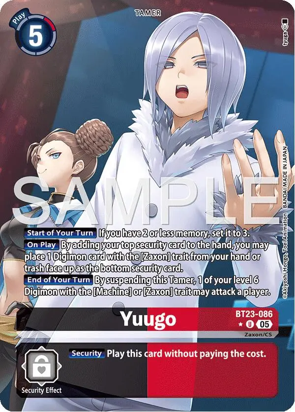 Yuugo [Bt23-086] (Alternate Art) [Hackers' Slumber] 1