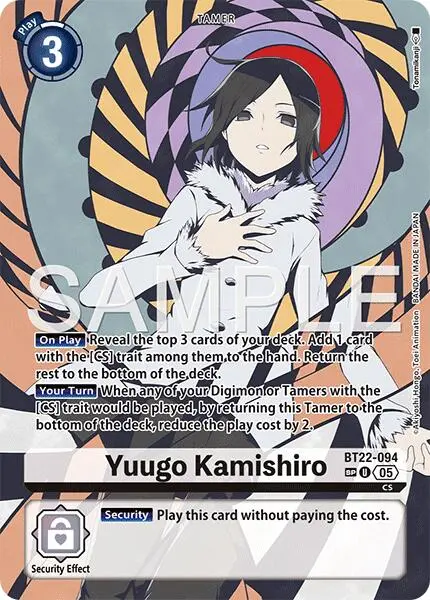 Yuugo Kamishiro [Bt22-094] (Sp) [Cyber Eden] 1