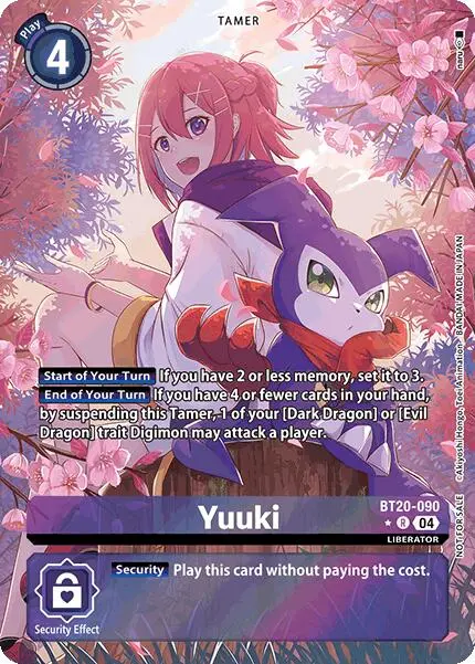 Yuuki [Bt20-090] (Special Booster Ver.2.5 Celebration Event -Winner-) [Release Special Booster Ver.2.5 Promos] 1