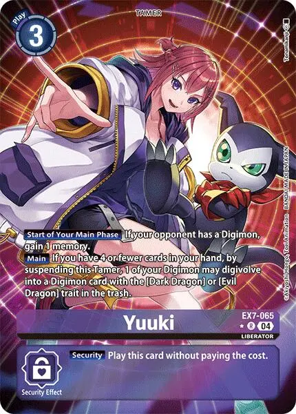 Yuuki [Ex7-065] (Alternate Art) [Digimon Liberator] 1