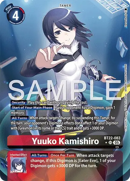 Yuuko Kamishiro [Bt22-083] (Alternate Art) [Cyber Eden] 1