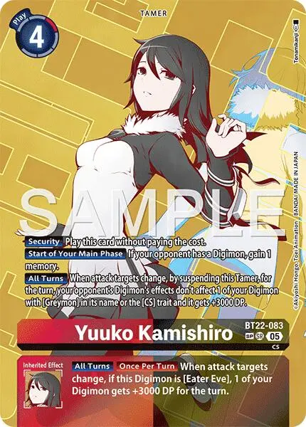 Yuuko Kamishiro [Bt22-083] (Sp) [Cyber Eden] 1