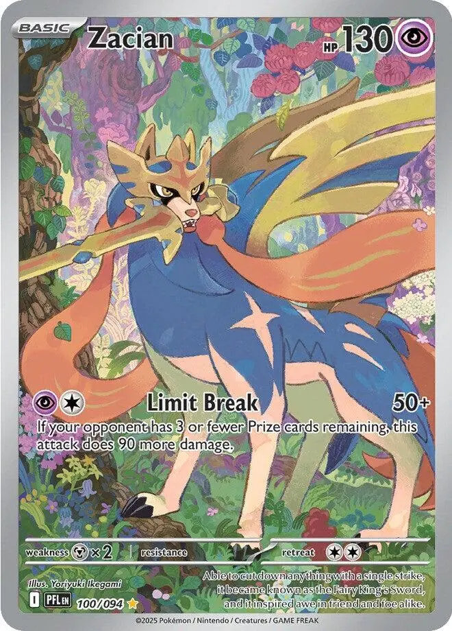 Zacian (100/094) [Mega Evolution: Phantasmal Flames] 1