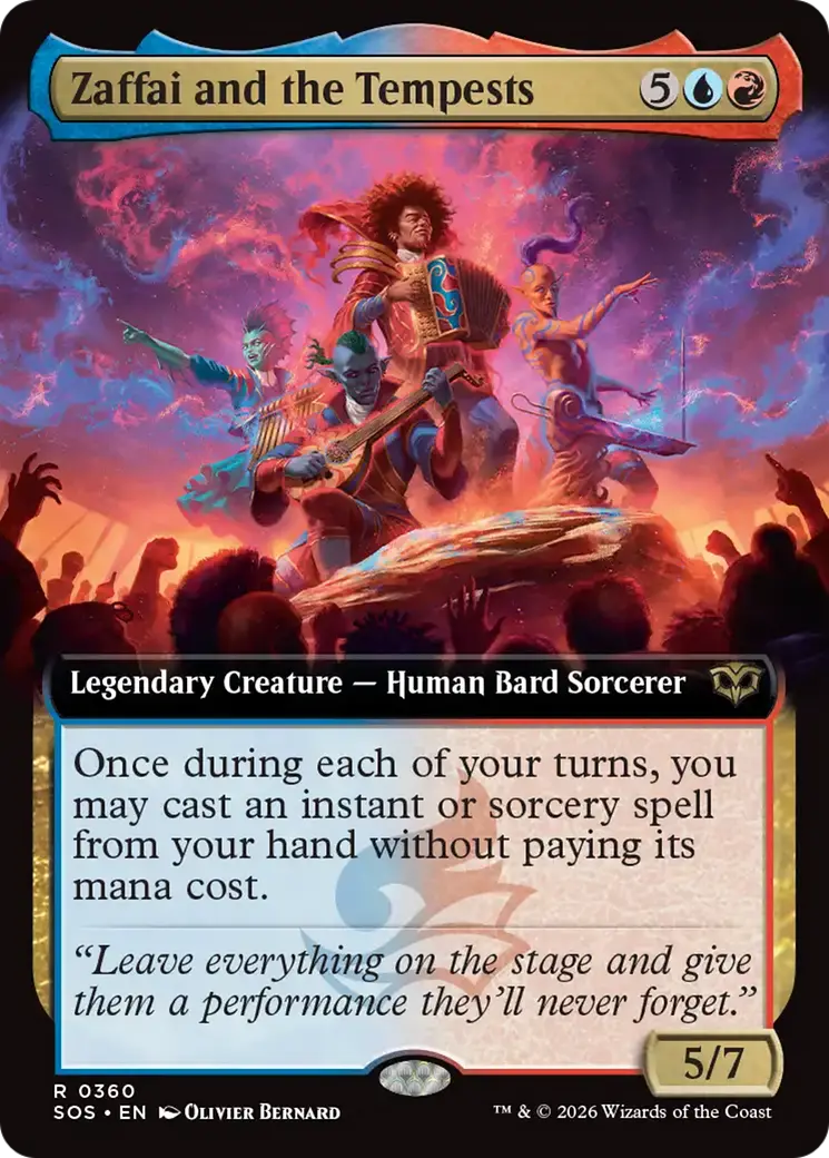 Zaffai And The Tempests (Extended Art) [Secrets Of Strixhaven] 1
