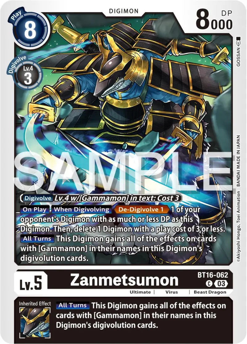 Zanmetsumon [Bt16-062] [Beginning Observer] 1