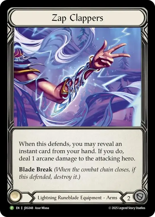Zap Clappers [Jdg048] (Promo)  Cold Foil 1
