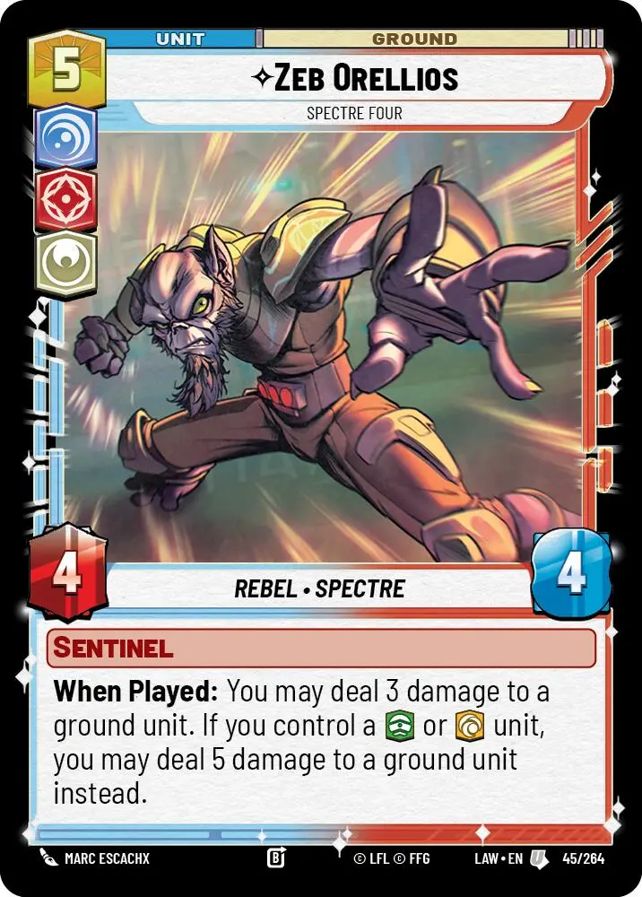 Zeb Orellios - Spectre Four (45/264) (45/264) [A Lawless Time] 1