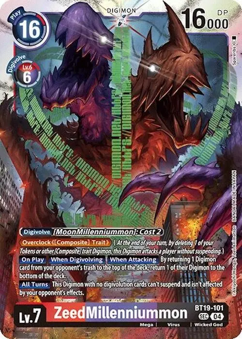 Zeedmillenniummon [Bt19-101] [Release Special Booster Ver.2.5] 1
