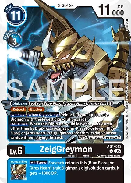 Zeiggreymon [Ad1-013] [Advanced Booster Digimon Generation] 1