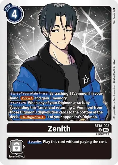 Zenith [Bt18-092] [Release Special Booster Ver.2.0] 1