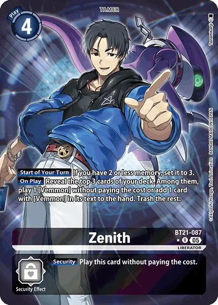 Zenith [Bt21-087] (Alternate Art) [World Convergence] 1