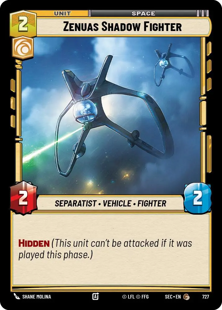 Zenuas Shadow Fighter (727) (Foil) (727) [Secrets Of Power] 1