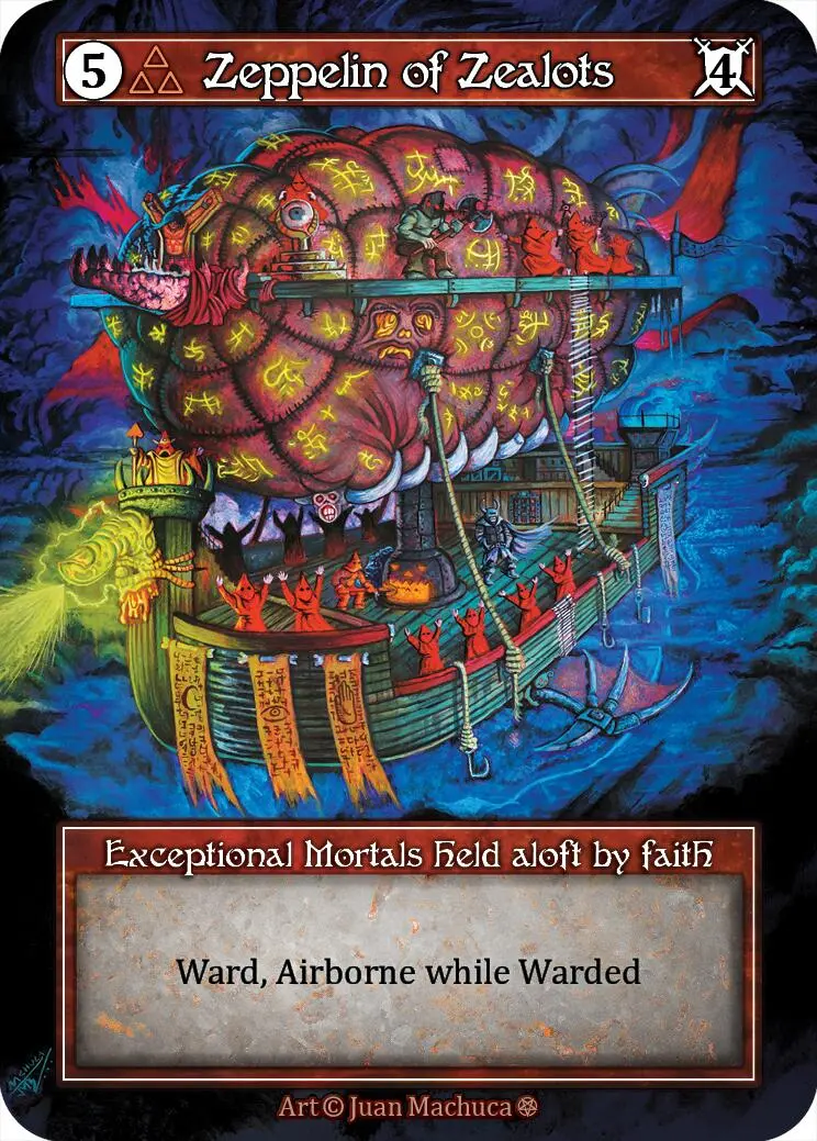 Zeppelin Of Zealots (Foil) [Gothic] 1