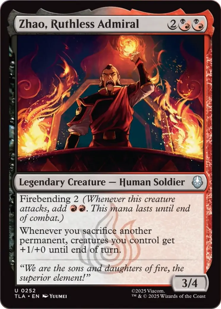 Zhao, Ruthless Admiral [Avatar: The Last Airbender] 1