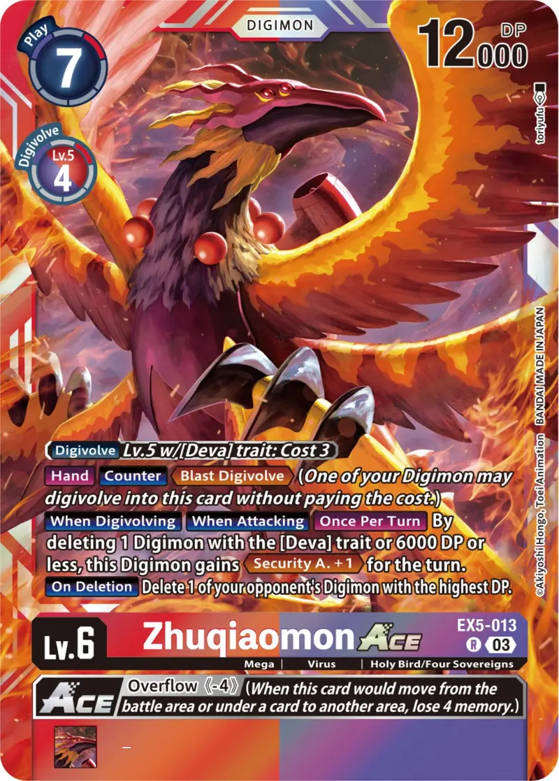Zhuqiaomon Ace [Ex5-013] [Animal Colosseum] 1