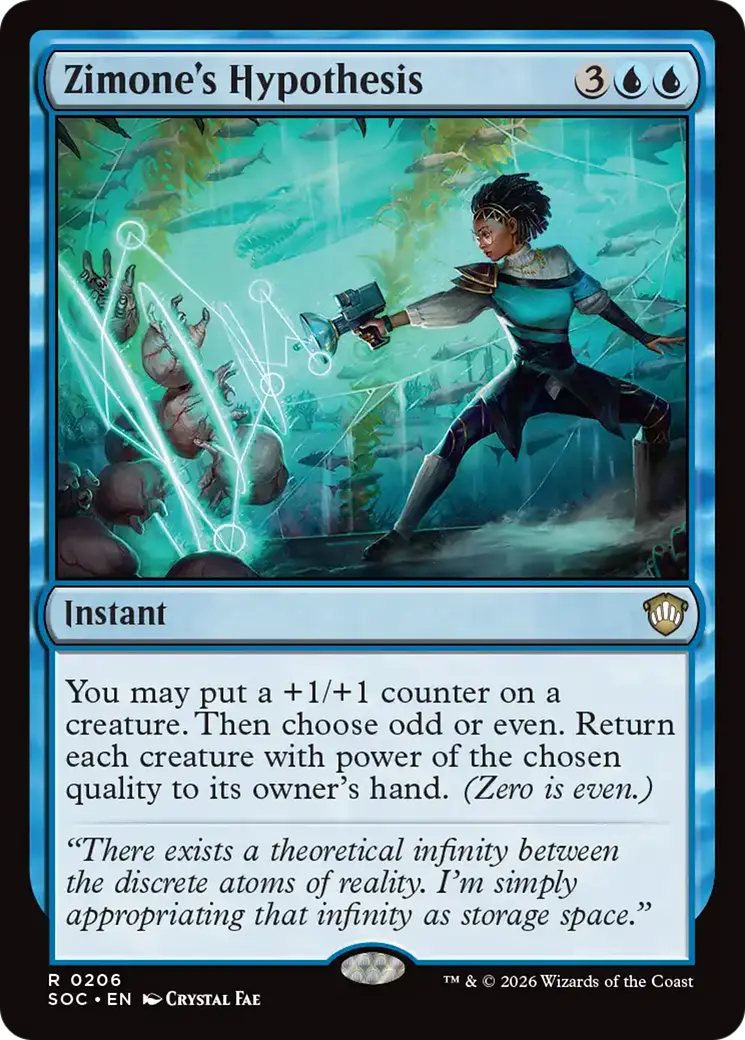 Zimone's Hypothesis [Secrets Of Strixhaven Commander] 1