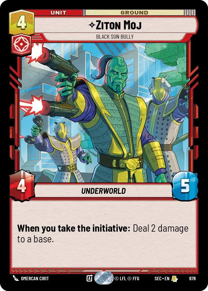 Ziton Moj - Black Sun Bully (Foil) (678) (678) [Secrets Of Power] 1