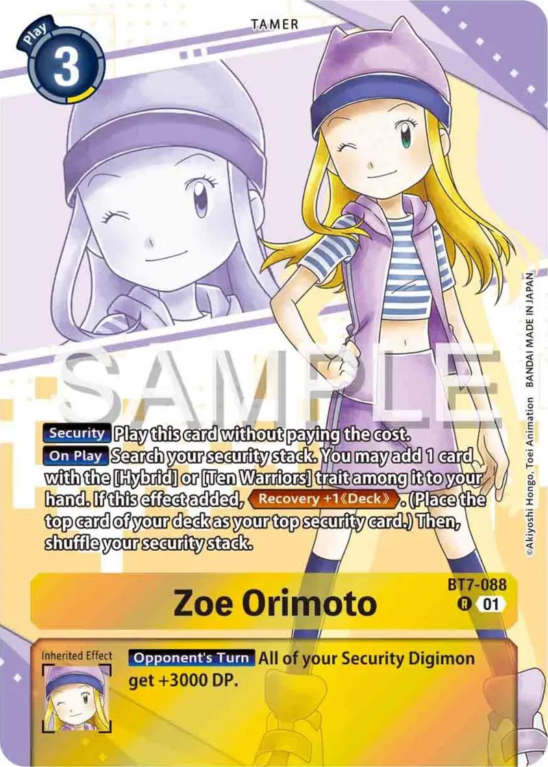 Zoe Orimoto [Bt7-088] (Premium Heroines Set) [Next Adventure] 1