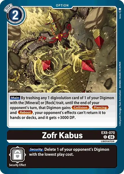 Zofr Kabus [Ex8-070] [Chain Of Liberation] 1