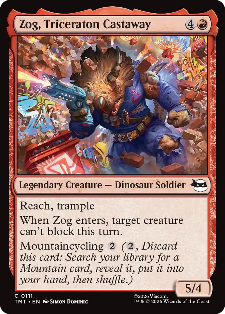 Zog, Triceraton Castaway [Teenage Mutant Ninja Turtles] 1