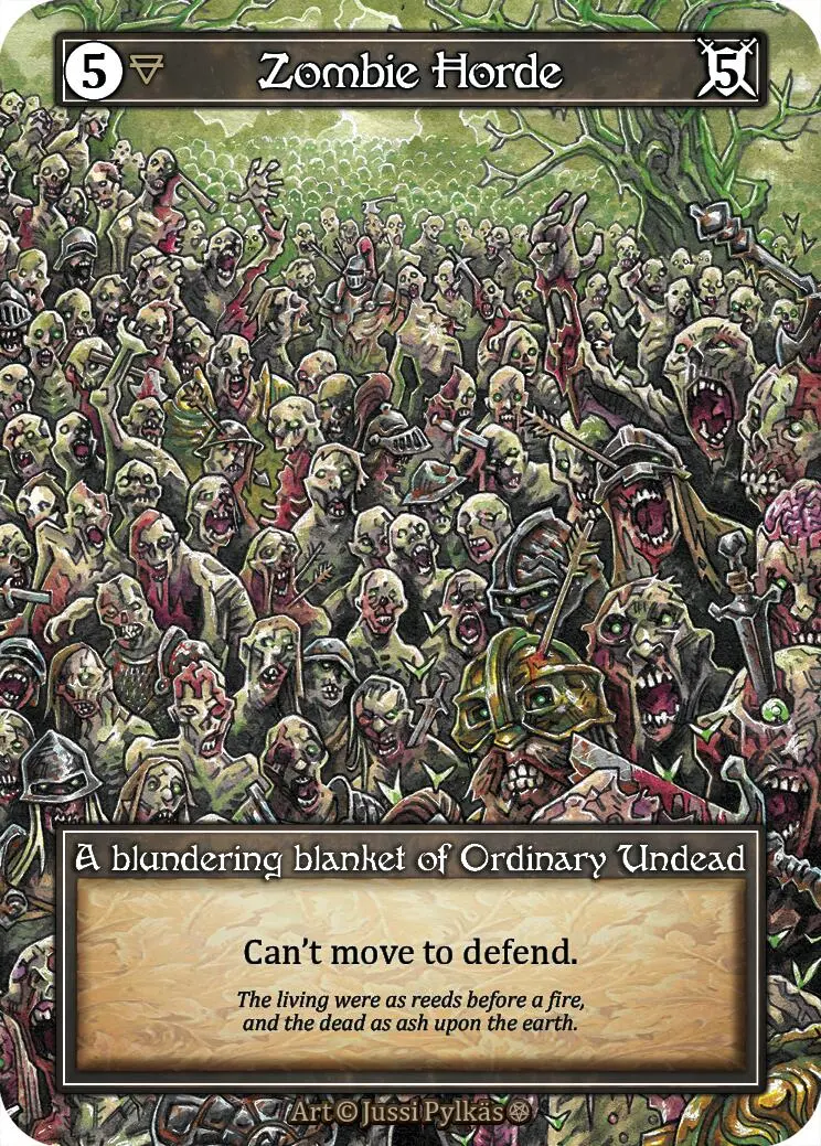 Zombie Horde (Foil) [Gothic] 1