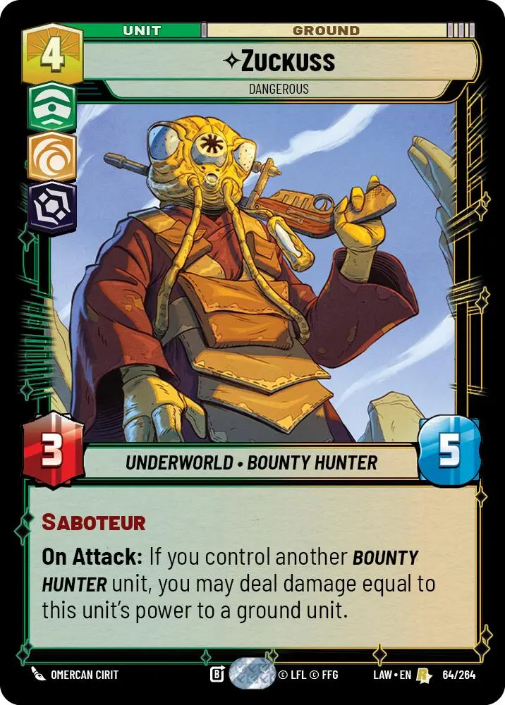 Zuckuss - Dangerous (64/264) (64/264) [A Lawless Time] 1
