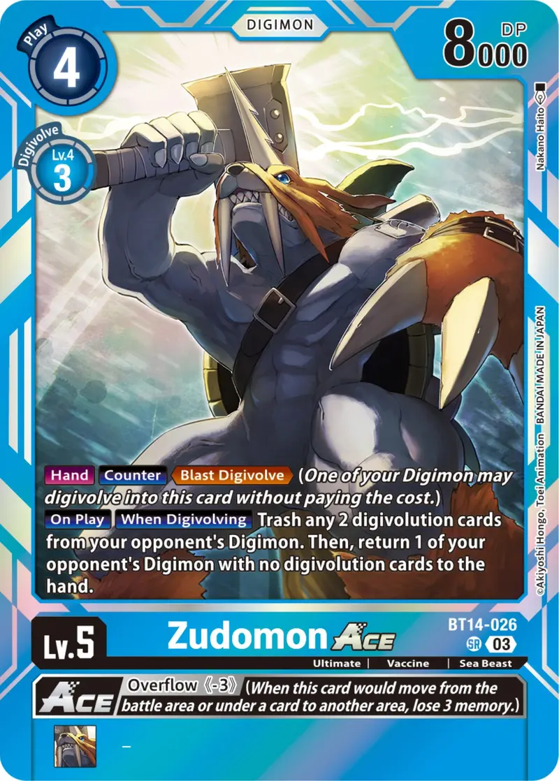 Zudomon Ace [Bt14-026] [Blast Ace] 1