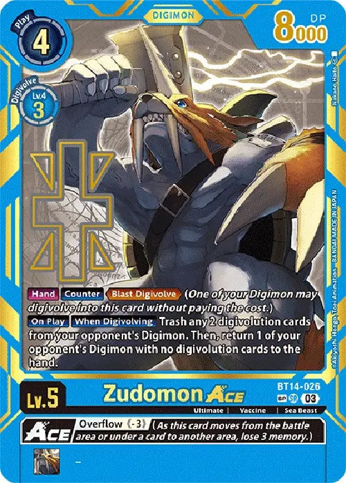 Zudomon Ace [Bt14-026] [Exceed Apocalypse] 1